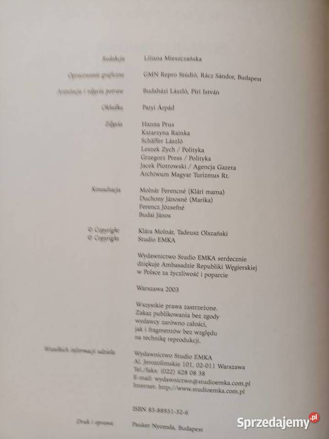 Na węgierskim stole książki kucharskie prezenty Warszawa