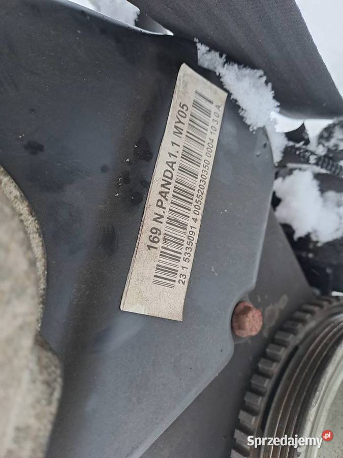 Fiat Panda 11 54 silnik kompletny kod 187A1000 z Rok produkcji 2009 Silniki kompletne śląskie
