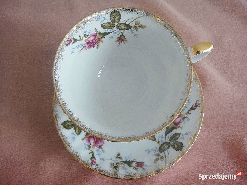 Zestaw do kawy 11 filiżanka podstawka porcelana