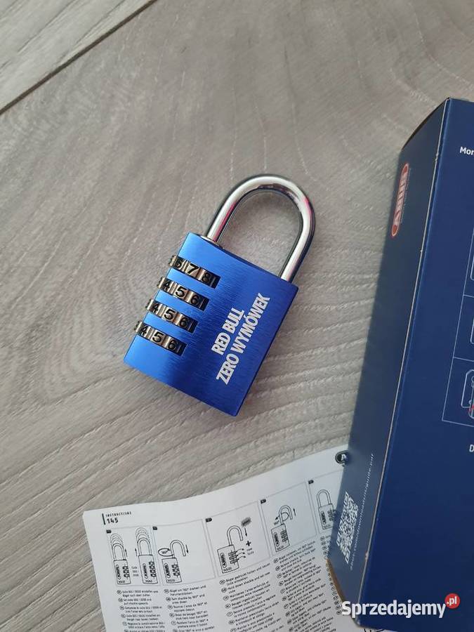 Kłódka ABUS 72440 blue Red Bull Zero Wymówek opolskie sprzedam