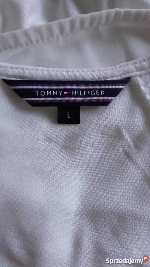 MARKOWA BLUZECZKA W MLECZNEJ BIELI r 40 Tommy Hilfiger Piła sprzedam