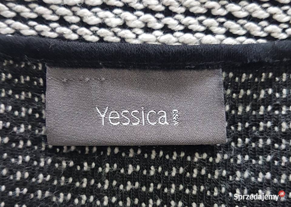 Damska elegancka sukienka biało czarna z 34 biały Chrzanów