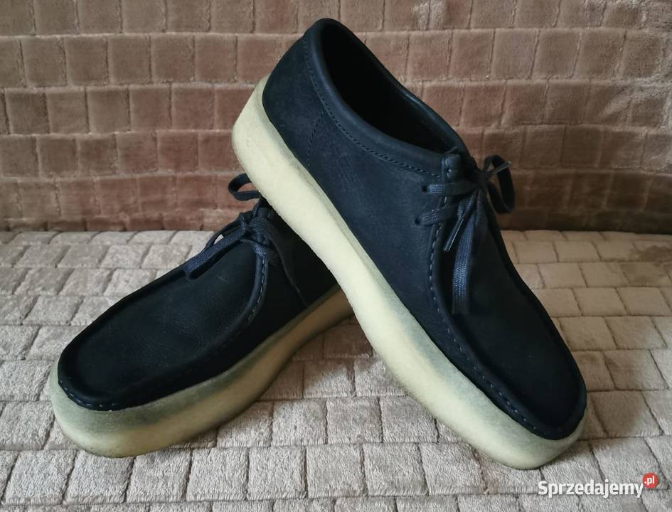 CLARKS półbuty 45 Skóra naturalna ZAMSZ NOWE 28.3cm Łódź