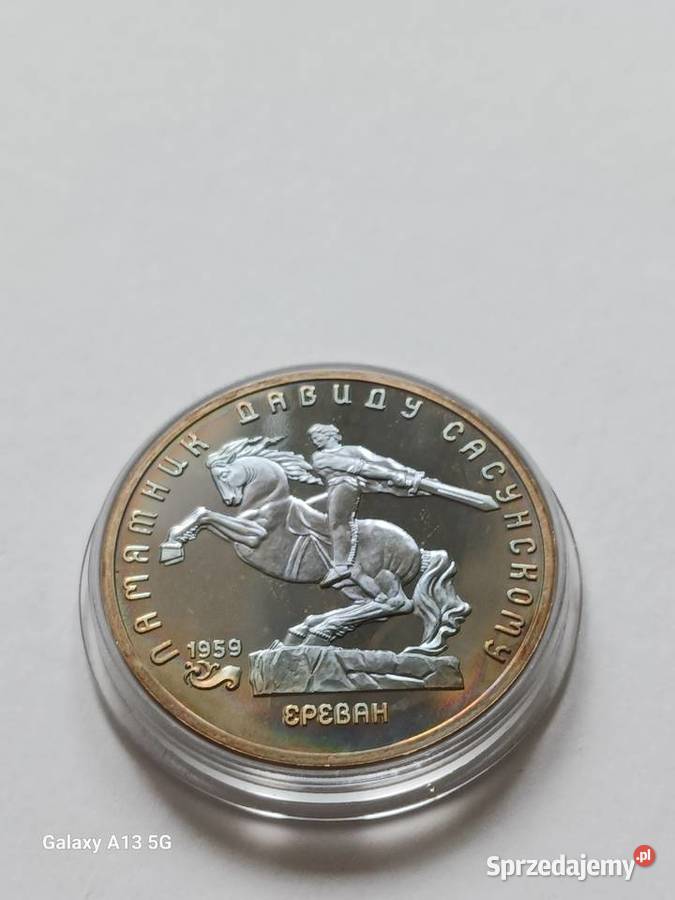 5 Rubli ZSRRPomnik D Sasunskiego Erewarń 199r wielkopolskie Konin