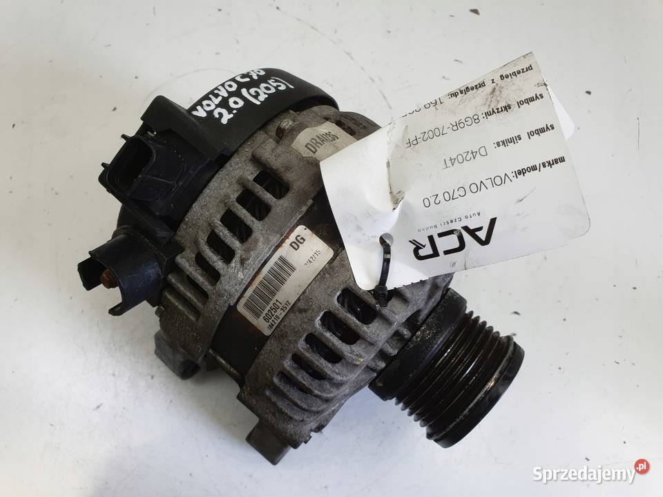 ALTERNATOR Volvo C70 II 20 D 1042103512 osobowe lubelskie Chełm sprzedam
