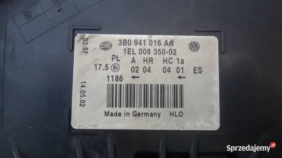 Lampy przednie VW PASSAT B5FL orginalne Elbląg