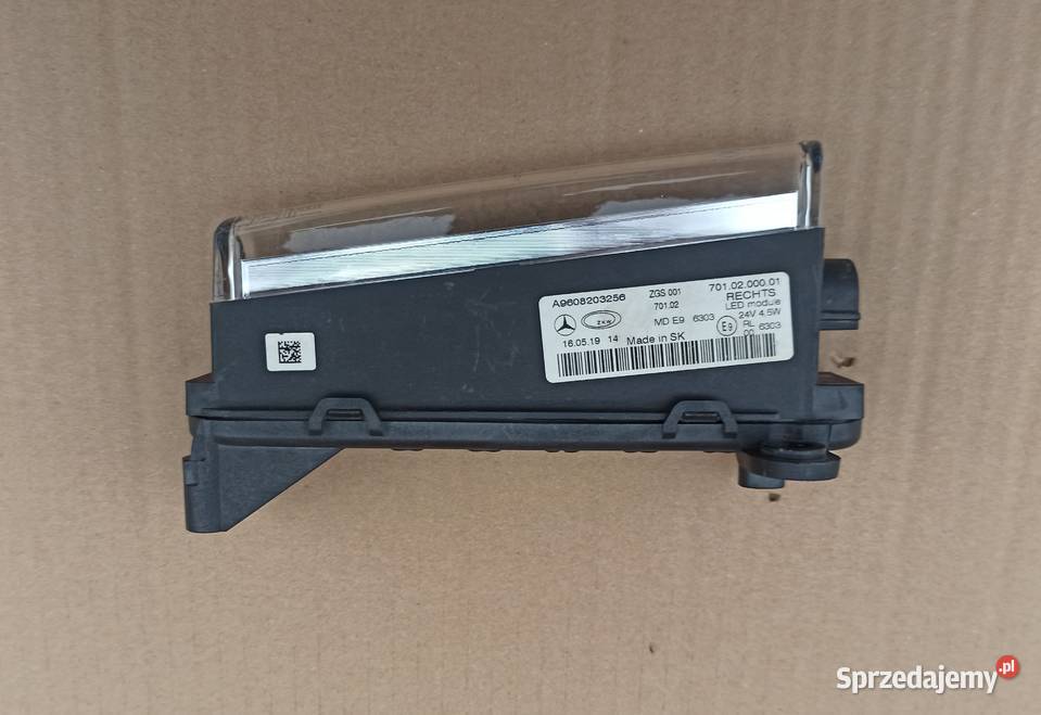 MERCEDES ACTROS MP4 HALOGEN LED PRAWY lubuskie Bieleń