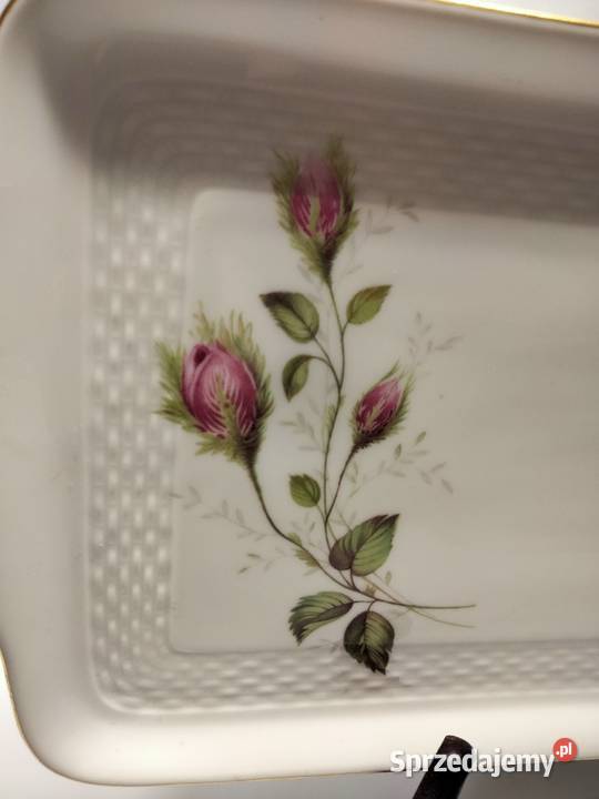 Stara porcelana Patera do ciasta Hutschenreuther wielkopolskie Gniezno