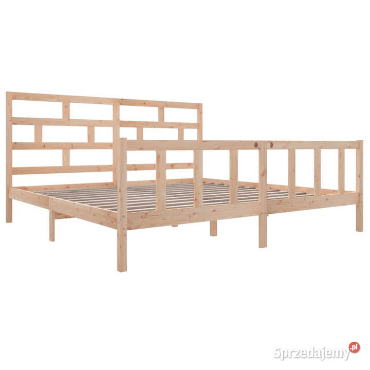 Rama łóżka lite drewno sosnowe 180x200 WM3101363 mazowieckie Warszawa