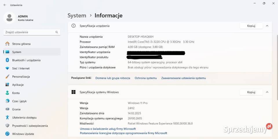 SPRZEDAM KOMPUTER DELL VOSTRO 270S Elektronika Radom