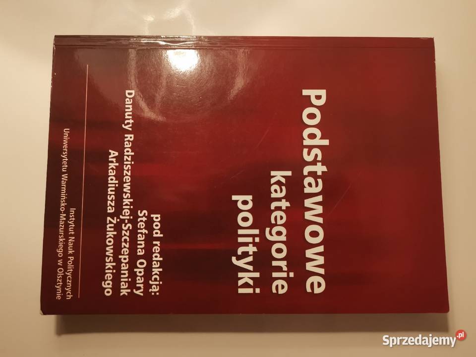 Podstaowe kategorie polityczne Warszawa