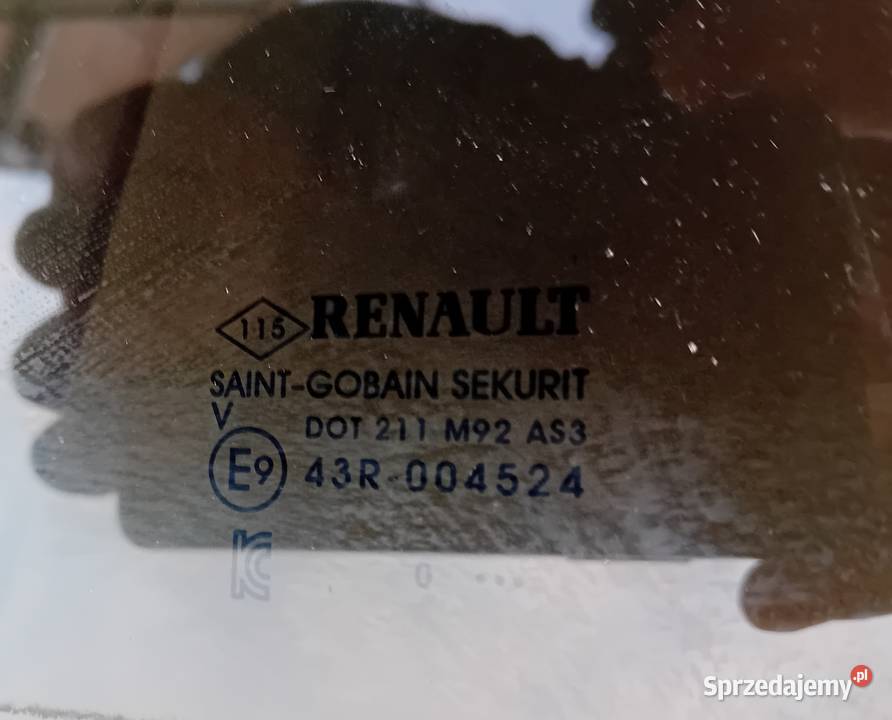 Renault Captur II szybą tylna prawa Przeźmierowo
