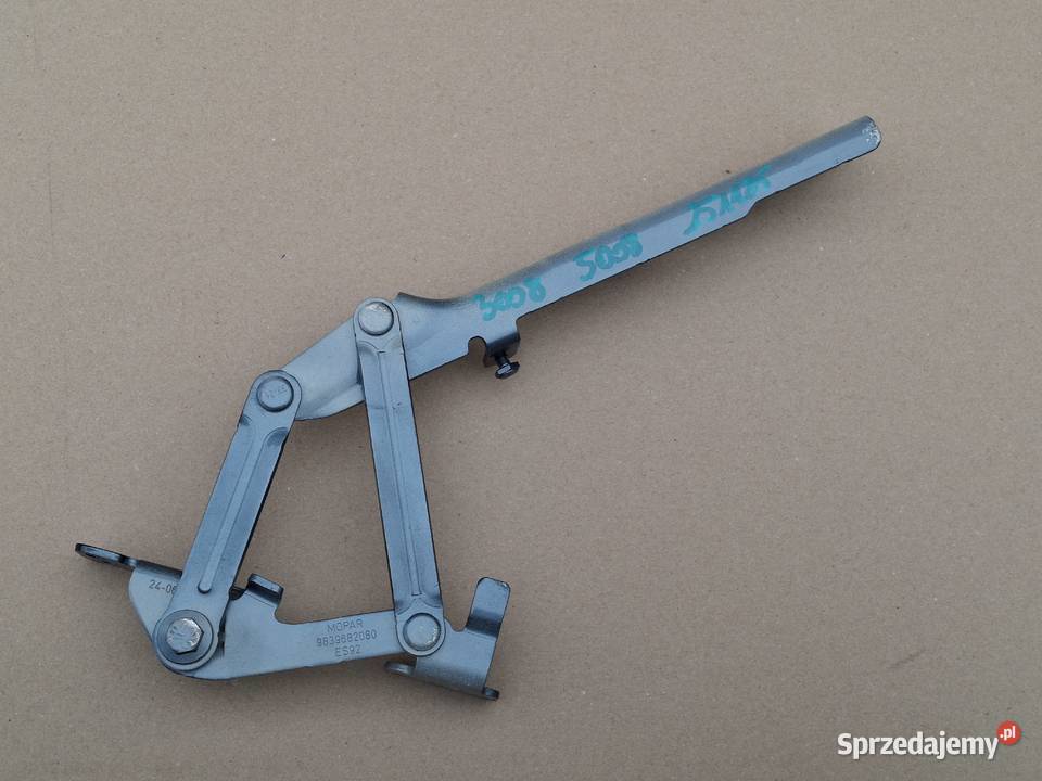 PEUGEOT 3008 III 5008 ZAWIAS MASKI POKRYWY Bieleń