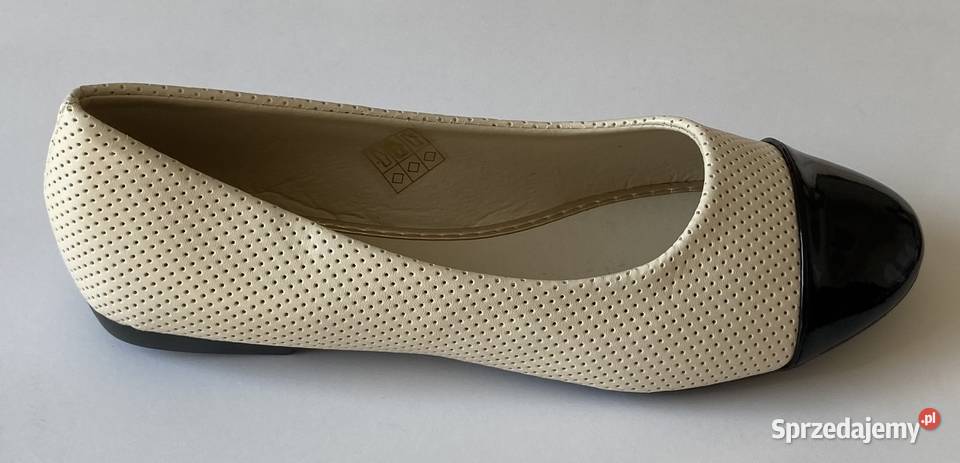 Beżowe baleriny połysk rozmiar 38 BAL9 Żyrardów