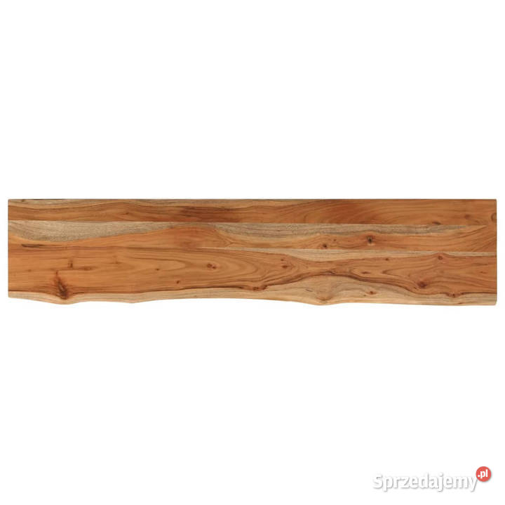 Półka ścienna 90x20x25 drewno akacjowe naturalna Warszawa