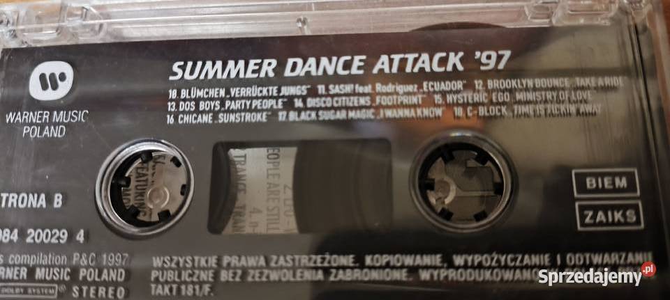 Summer Dance Attack 97 składanka 1997