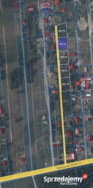 Działka budowlana 1008m2 Nowe Grochale budowlana