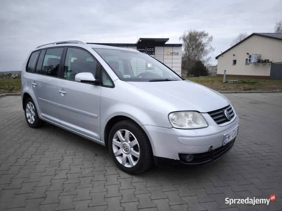 VW TOURAN 20 Diesel Automat 140 7 osób HAK Wieluń