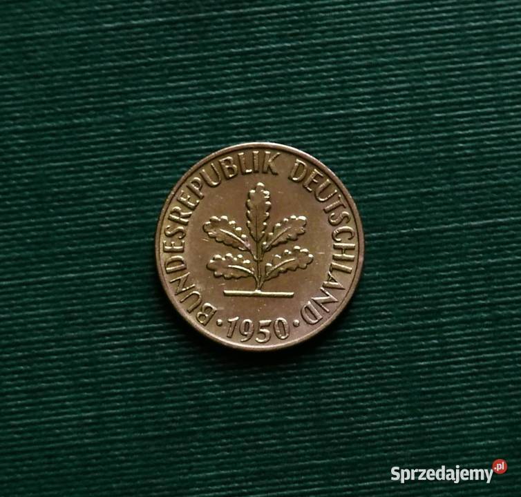 NIEMCY 5 fenigów 1950r D Monachium Gliwice