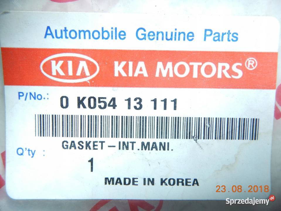 USZCZELKA KOLEKTORA SSĄCEGO KIA ASIA FORD MAZDA sprzedam