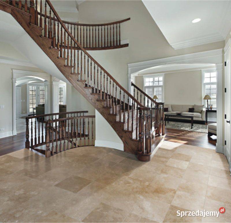 Płytki Trawertyn Classic bębnowany komplet 0742 Gdynia