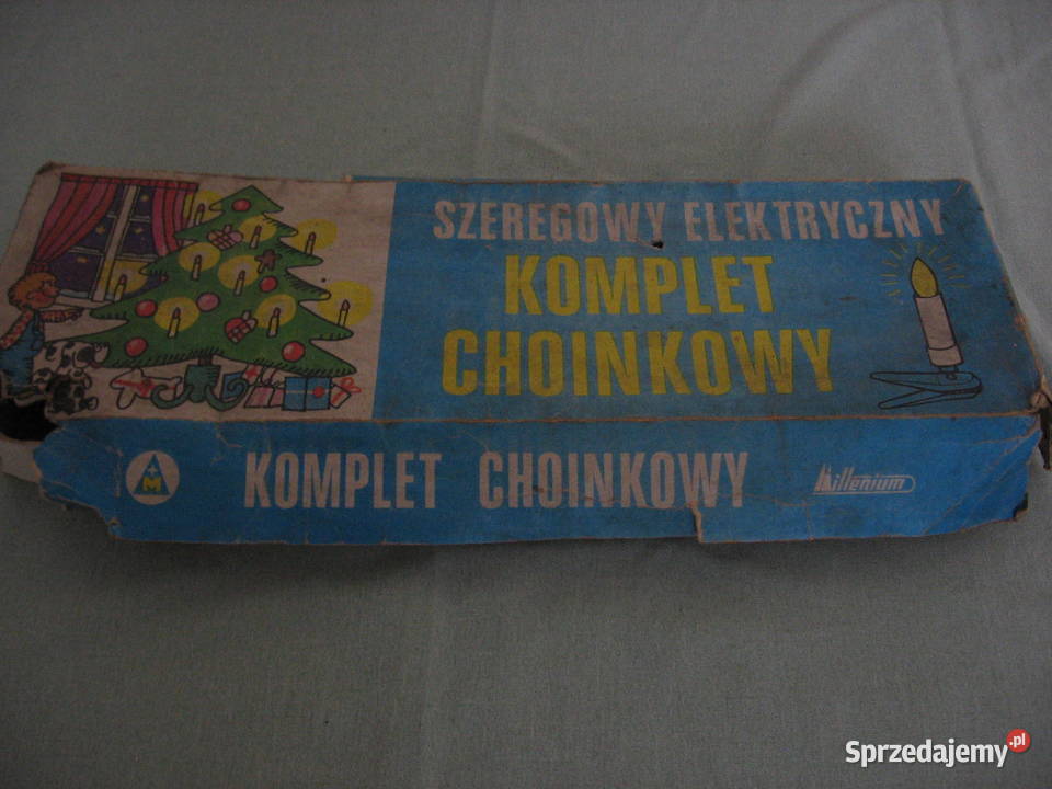 Lampki choinkowe tradycyjne żarówkowe stare PRL mazowieckie Warszawa