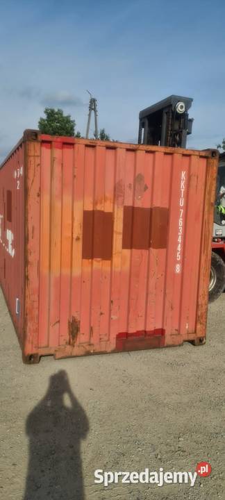 Kontener morski magazynowy 20DV 6 metrowy śląskie sprzedam