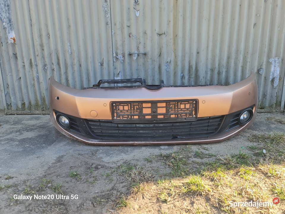 Zderzak vw golf 6 z halogenami lc9x Bydgoszcz sprzedam