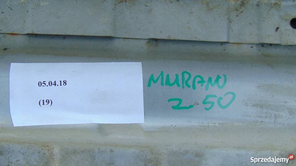 PAS TYŁ TYLNY NISSAN MURANO Z50 wielkopolskie Nowy Tomyśl sprzedam