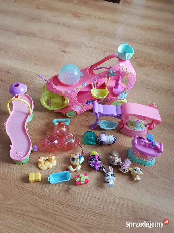 Littlest pet shop zestaw z autem Pozostałe Pozostałe Rożki