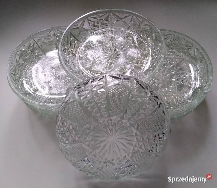 Talerzyki Talerze Szkło 8 sztuk Gdańsk