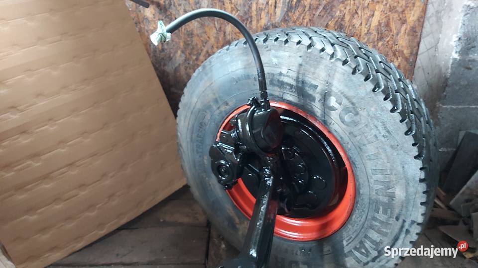 Oś do przyczepy z hamulcami na niskich mocnych