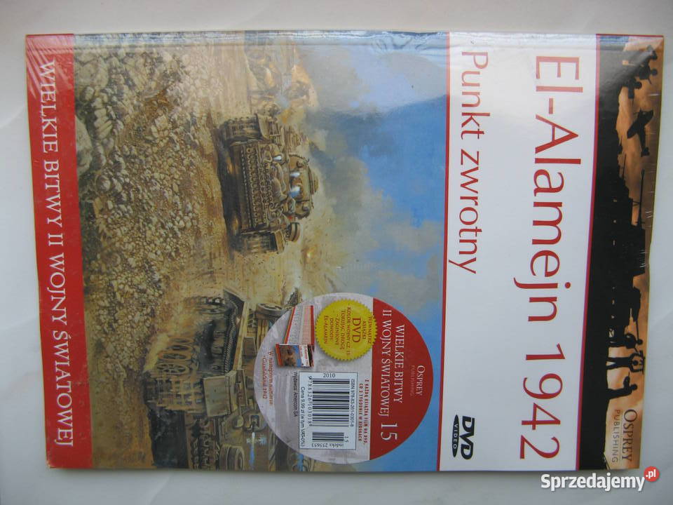 Osprey ElAlamejn 1942 książka film DVDNowa historia, archeologia wielkopolskie Poznań sprzedam