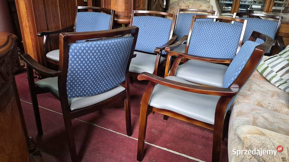 Krzesło VINTAGE z podłokietnikami solidne Sypniewo