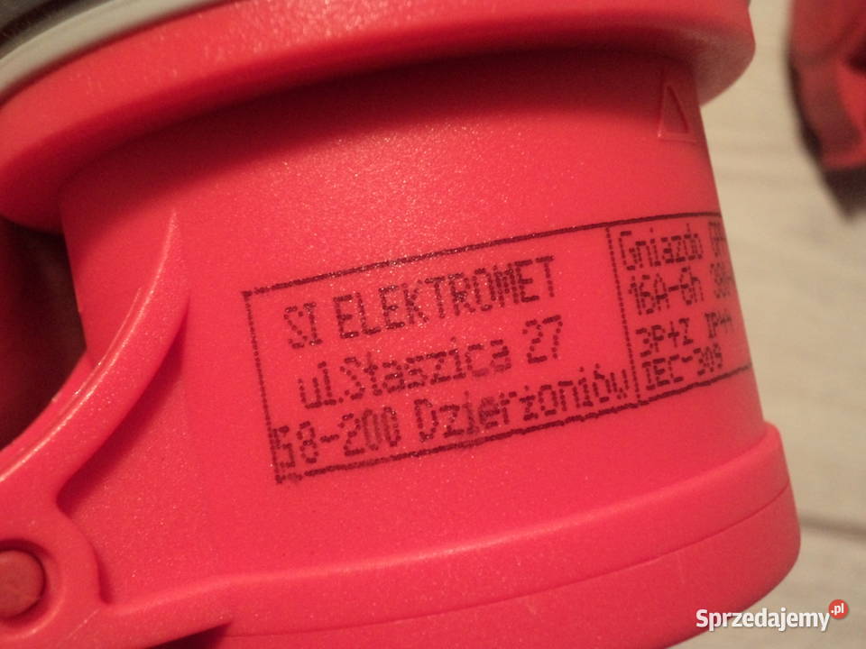 GNIAZDO PRZENOŚNE PROSTE TWIST GPP 16A 3PZ 400V Wieluń