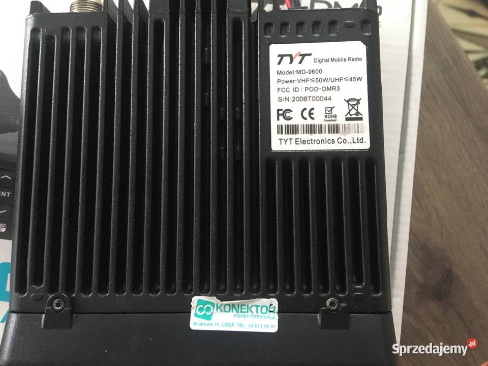 TYT MD9600 GPS Radiotelefon DMR i Analog Elektronika