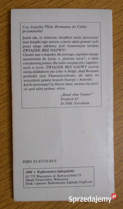 Phil Bosmans Człowieku lubię Cię