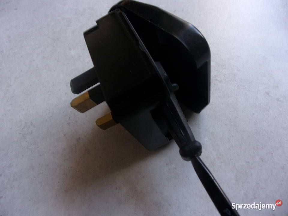 Adapter sieciowy FUSED z EU na UK czarny Warszawa