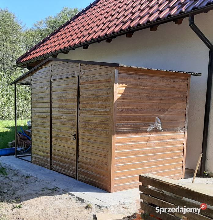 Garaż Blaszany na Narzędzia do Ogrodu Garaże Gostyń sprzedam