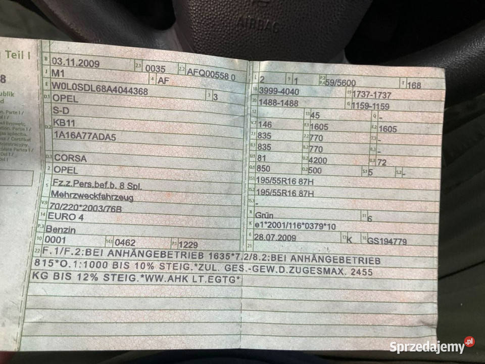 Opel Corsa 5 drzwi mocny silnik niezawodna manualna Wejherowo sprzedam