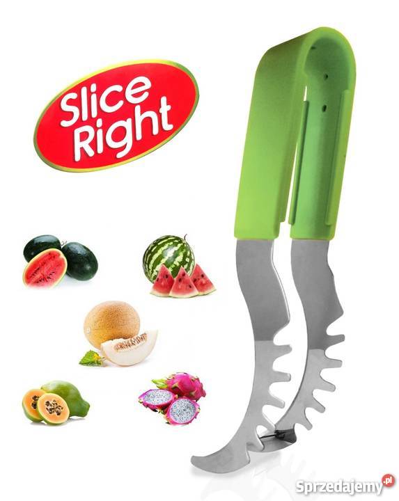 slice right nóż do owoców arbóz melon i ciast