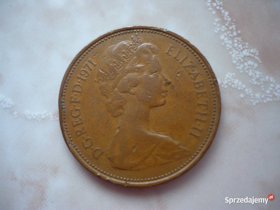 Moneta Elizabeth 2 1971 Rzadkość Numizmatyka Sztum sprzedam