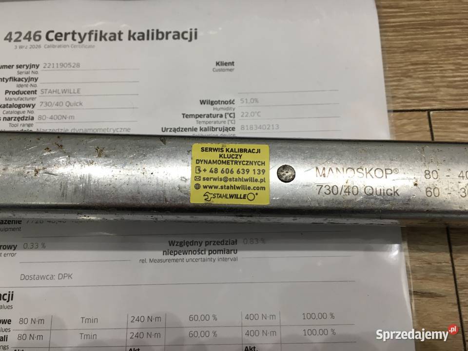 Klucz dynamometryczny Stahlwille Manoskop 73040 lubuskie