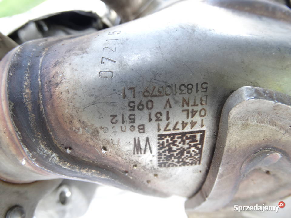 KATALIZATOR FILTR CZĄSTEK STAŁYCH DPF EGR VW osobowe Łosieniec