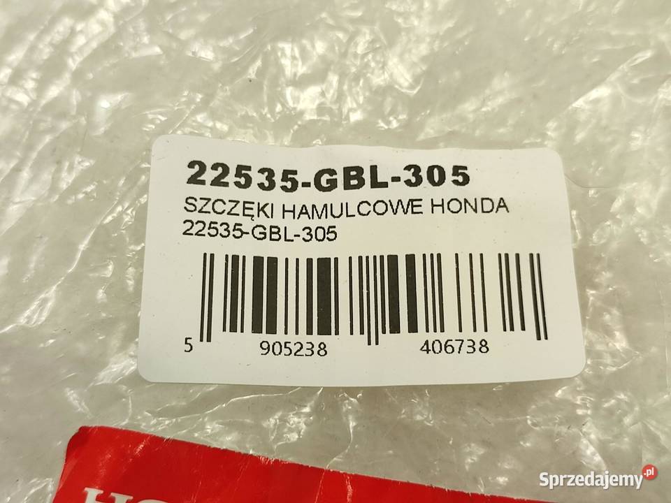 SPRZĘGŁO OKŁADZINY HONDA CHF50 SCOOPY 20012004 osobowe