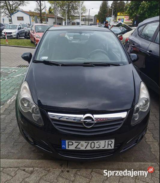 Opel Corsa D sprzedaż syndyka czarny