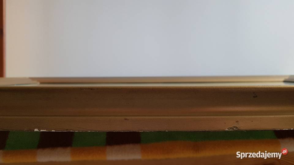 Stary duży obraz akwarela sygnowana S Gibiński Dąbrowa Górnicza