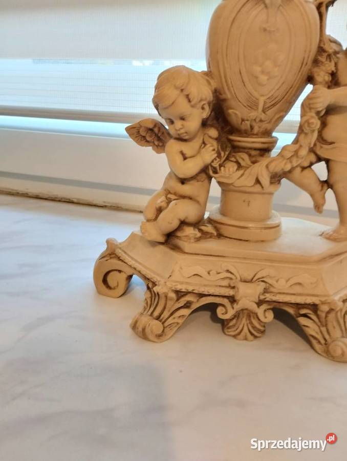 Figurka lampa świecznik vintage ASntini Wieliczka