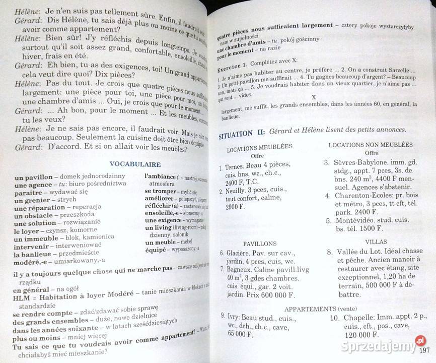 Comprendre Parler Ecrire Tom 1 Część 2 Ludomir Rok wydania 1997 Chełm sprzedam