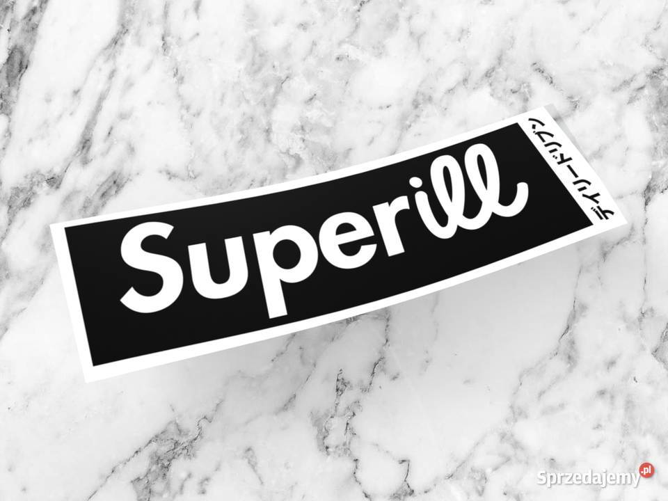 Naklejka SUPERILL 15 x 45 supreme super ill 1 Choroszcz